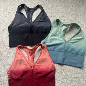 PINK Victoria's Secret Crop Top Set Ombré